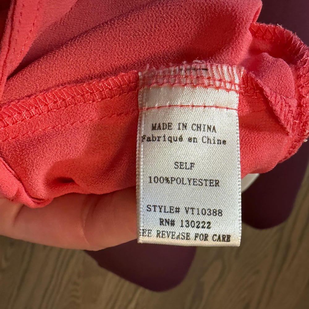 AKIRA Color Block Pink and White Tank Top - Picture 5 of 6